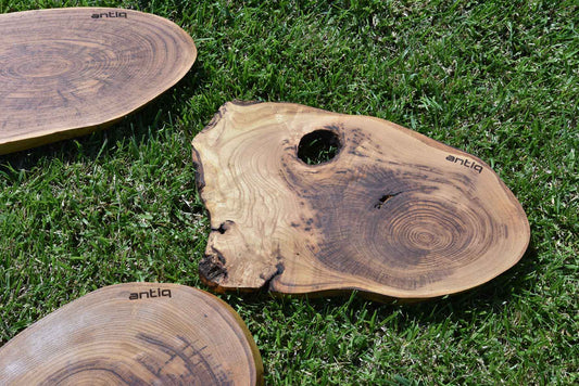 FOREST Doğal Karaağaç Ahşap Kesme Tahtası