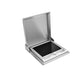Antiq Gusto Elektrikli Cam Barbekü - Tekli - Düz Cam - Silver Inox(45 cm)