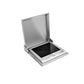 Antiq Gusto Elektrikli Cam Barbekü - Tekli - Grill Cam - Silver Inox(45 cm)