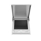 Antiq Gusto Elektrikli Cam Barbekü - Tekli - Grill Cam - Silver Inox(45 cm)